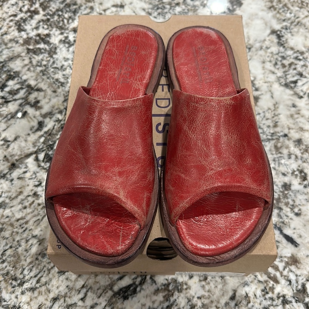 Bed Stu Leather Slide Sandals - Kate - Picture 3 of 10